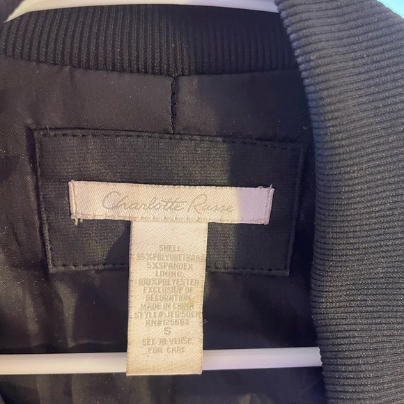 leather bomber jacket - Picture 2 of 2